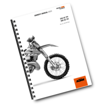 KTM 2022 - 250 300 XC TPI - OWNERS MANUAL - $49.00