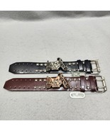 2pc Motorcycle Watches Leather Studded Belt Buckle Band By Paul Jardin-U... - €35,42 EUR