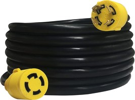 Generator Extension Cords, 20 Feet In Length, Nema L14-30P/L14-30R, 4 Prong - £51.11 GBP