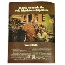 Vtg 1970&#39;s Frigidaire Refrigerator General Motors GM Magazine Print Ad 8 x 11 - £5.18 GBP