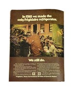 Vtg 1970&#39;s Frigidaire Refrigerator General Motors GM Magazine Print Ad 8... - $9.07 CAD
