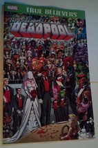 True Believers Wedding of Deadpool # 1 NM (# 27) Guinness World Record Holder Co - £37.56 GBP