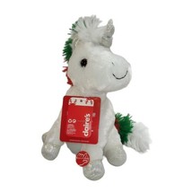 Dan Dee Claire&#39;s Plush Animated Musical Christmas Unicorn Snowy 2018 9&quot; VIDEO - £13.35 GBP