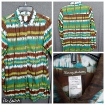 Tommy Bahama Shirt Women&#39;s Small Tie Dye Stripe Long - $15.79