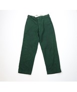 Vintage 70s Woolrich Mens 32x31 Heavy Mackinaw Wool Wide Leg Pants Green... - $2,000.14 MXN