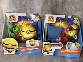 *Despicable Me 4* Launch &amp; Blast Mega Minion Mel 4&quot; &amp; Crash &amp; Roll Jerry 2024 - $27.10