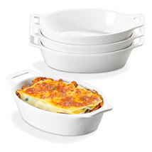 Oval Au Gratin Baking Dish, 20 oz Small Casserole Dishes with Handles 6x... - €105,53 EUR