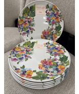 (4) Rachel Zoe Spring Garden Colorful Floral 100 % Melamine Dinner Plate... - $49.99