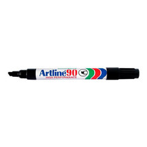 Artline Chisel Tip Permanent Marker 5mm (Pack of 12) - Black - £37.74 GBP