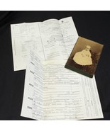 Croner&#39;s Certificate of Death  P A Nelson  1981 Baby Photo and Funeral I... - $24.49