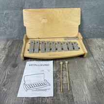 Vintage Metallophone Musical Instrument For Kids 9+1 Keys - £37.76 GBP