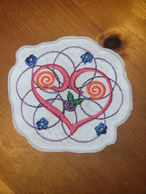Heart 2 - Love and Valentines - Iron on Patch  10832 - £6.25 GBP