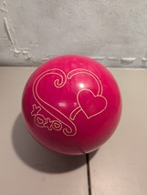 Brunswick Hearts XOXO Pink Bowling Ball 13 lbs. Top Weight 3.1oz - $39.59
