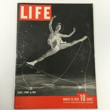 VTG Life Magazine March 26 1945 Carol Lynne by Mili Cover Feature Newsstand - £14.65 GBP