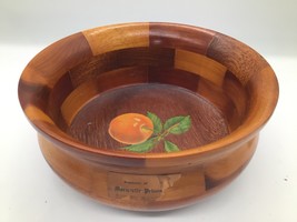 MARQUETTE PRISON Wooden Souvenir Bowl Vintage Handcrafted 8.25×3.75 in - $1,199.48 MXN