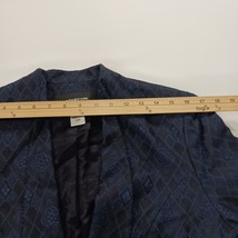 Jones New York RN#54050 Women's Blue/Black One-Button Blazer Jacket Size 8 image 6