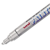 Silver Metallic Oil based Paint Marker pen leafing autograph Uni Paint P... - $23.11