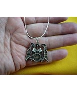 (M315-F) Ludwig DRUM SET pendant NECKLACE SILVER-silver plated I love drums - $24.36