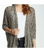 Painted Threads Elizabeth Cardigan Grey Marbled Oversized Slouchy Size M... - $16.38 CAD