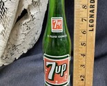 Vintage 7 UP Green Glass 10 oz.  Soda Bottle -  You Like It - It Likes You - $8.91