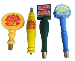 Red Hook Tap Handles Lot Vintage 1990s Budweiser - ESB, Blonde, Hefeweizen - $27.67