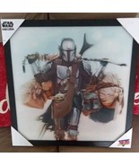 Collectible Disney Star Wars Mandalorian 3D Wall Art 16” By 16” - $24.75