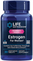 ESTROGEN FOR WOMEN-RELIEF for HOT FLASHES &amp; NIGHT SWEATS | 30 Tab LIFE E... - $22.50