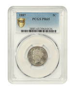1887 5c PCGS Proof 65 - £401.11 GBP