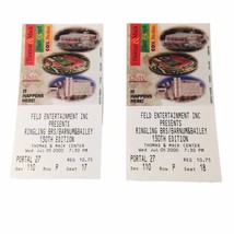 Vintage Ringling Bros Barnum Bailey Circus 2000 Lot of (2) Ticket Stubs 130th Ed - £26.68 GBP