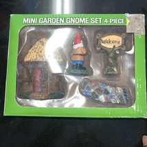 NEW SEALED Mini Garden Gnome SET 4-piece True Living - $4.80