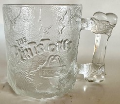 McDonalds 1994 The Flintstones Bedrock PRE DAWN Glass Mug - Yabba Dabba Dooo! - £10.23 GBP