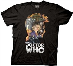 Doctor Who YOAT 10th Doctor Head Silhouette Adult, Black T-Shirt Size 2X NEW - £12.93 GBP