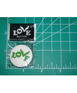 LOVE BUTTON Pin back (Green) - $10.94 CAD