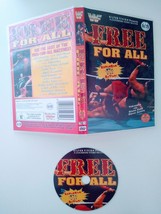 WWF 1997 FREE FOR ALL DVD &amp; Case - £19.52 GBP
