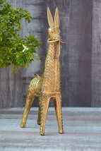 Horse Brass Dhokra art Decorative Showpiece 12 inches height - £64.98 GBP