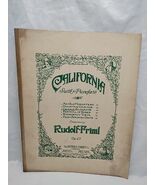 California Suit For Pianoforte Rudolf Friml Orange Arthur Schmidt Sheet ... - €10,78 EUR