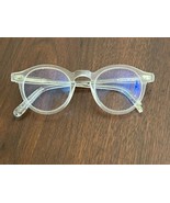 AS IS MOSCOT Miltzen Frames PLEASE READ Crystal Clear Size 46 - £72.56 GBP