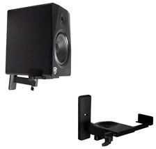 Pair Wall Mount Swivel Brackets For Sony SSCS5 Bookshelf Speakers - £58.54 GBP