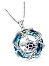 Sea Turtle/Whale/Dolphin/Shank Jewelry Pendant with - £155.94 GBP