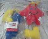 Pappa Geppetto&#39;s toys plush Mrs. Noodle BROKEN plush red star arms legs ... - $20.78