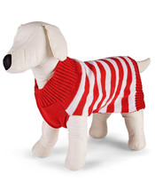allbrand365 designer Matching Holiday Stripe Pet Sweater XS - £14.09 GBP
