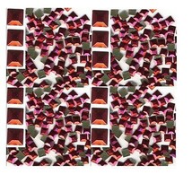SQUARES Faceted Rhinestuds 5mm  RED  Hot Fix  144 PC - £5.40 GBP