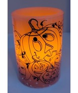 Everlasting Flameless Candle Jack O Lantern Pumpkins Halloween w Spooky ... - £15.23 GBP