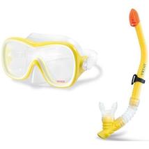 Intex - Wave Rider Diving Kit, Mask and Snorkel, Yellow - £15.16 GBP
