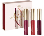 L&#39;Bel INFINI ABSOLU Liquid Lipstick Set • 3 Vibrant Colors Velvety Matte... - $26.49