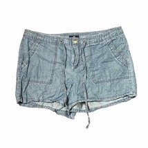 Gap Circle Dot Texture Plus Size Women Casual Shorts Hi-Rise Drawstring ... - $15.27