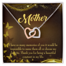 To Mom Beautiful Constant in My Life Inseparable Necklace - £45.51 GBP+