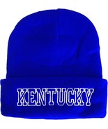 Kentucky Cuffed Winter Knit Beanie Toboggan Hat (Royal/White) - €12,84 EUR Kentucky Cuffed Winter Knit Beanie Toboggan Hat (Royal/White) - €12,84 EUR