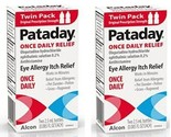 Pataday Once Daily Eye Care Allergy Relief Eye Drops Twin Pack Exp 05/20... - £20.49 GBP