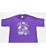 Vtg 1995 Salem Sportswear Minnesota Vikings NFL T Shirt Mens M Purple US... - $60.91 CAD